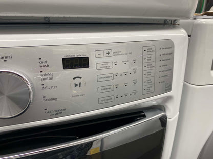 Item: #ED229 Maytag high efficiency and electric dryer stainless steel drum front load ,stackable or side by side 27”