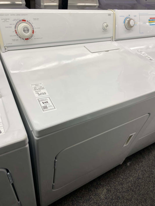 ITEM #ED330 Roper electric dryer  29 inch 27D flat back