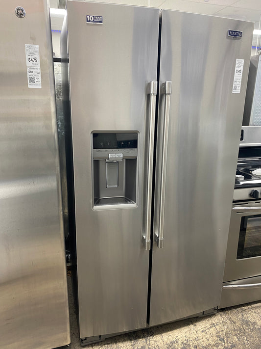 ITEM: #RF336 Maytag side x side  refrigerator 36”