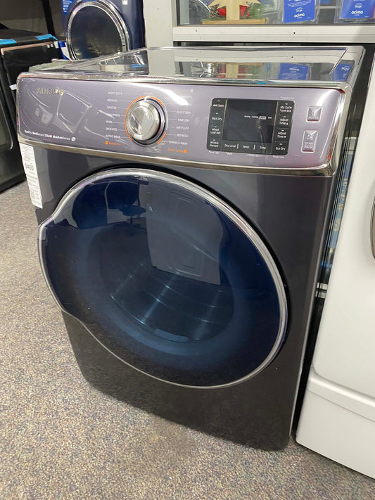 ITEM: ED38F  Samsung jumbo electric dryer large capacity side x side 29 in DE007