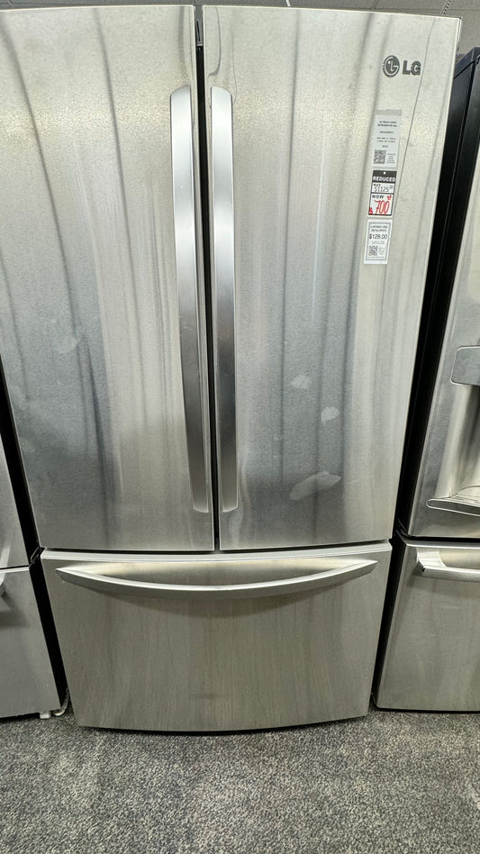 ~ LG French door refrigerator stainless steel 36”